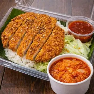 Hình ảnh Mua 1 Tặng 1 - Cơm sườn chiên xù xốt chua ngọt tặng soup tự chọn