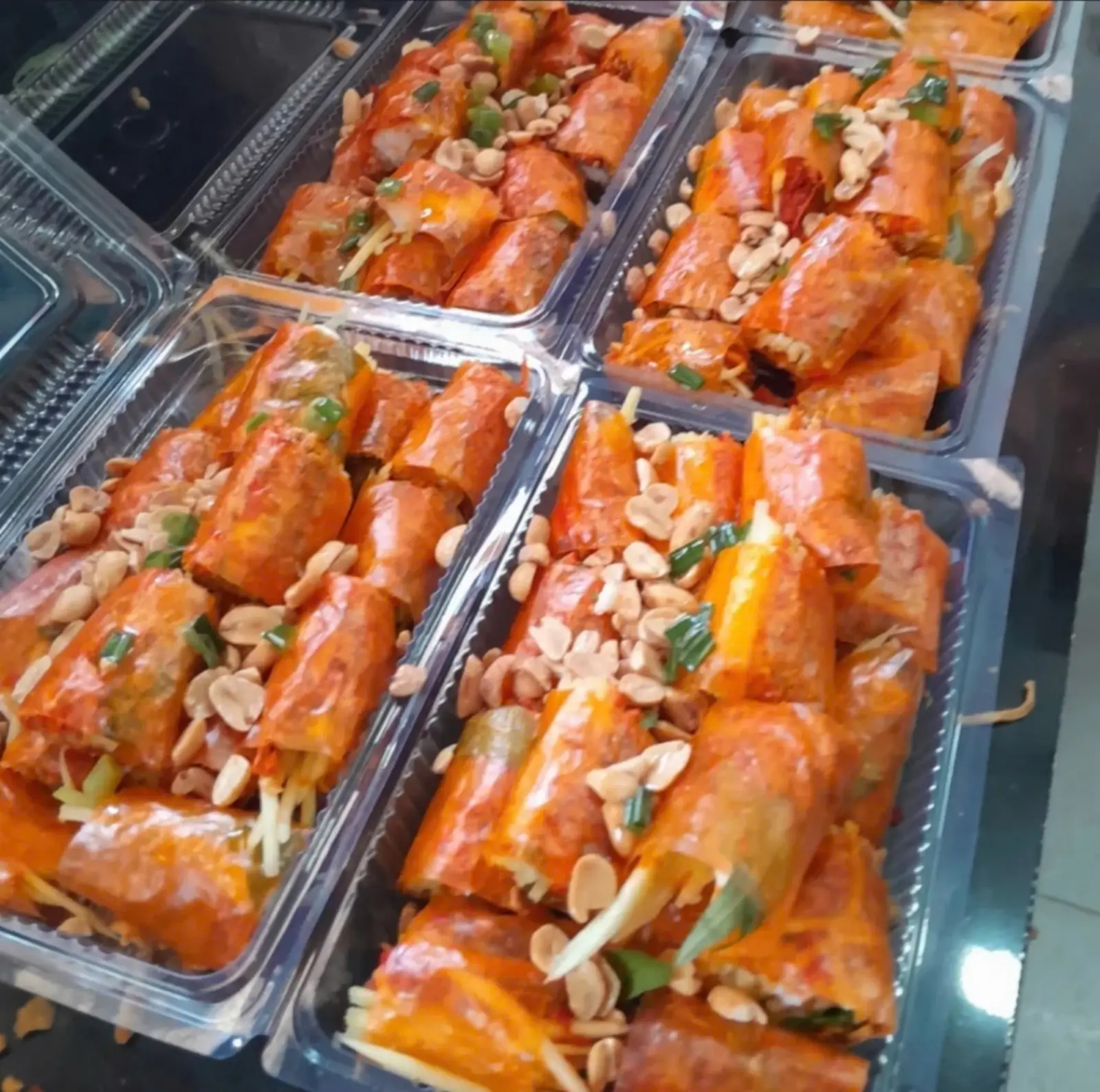 Hình ảnh bánh tráng cuộn ( phần lớn) 