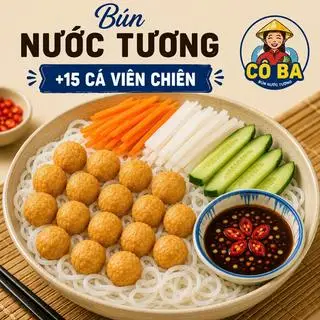 Hình ảnh Bún Nước Tương + 15 Cá Viên Chiên