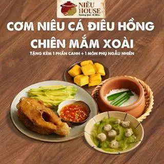Hình ảnh Cơm Niêu Cá Diêu Hồng Chiên Mắm Xoài + Canh