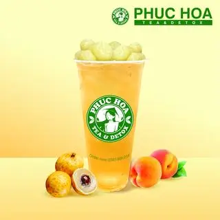 Hình ảnh Trà Đào Long Nhãn / Must try (L) Full Topping