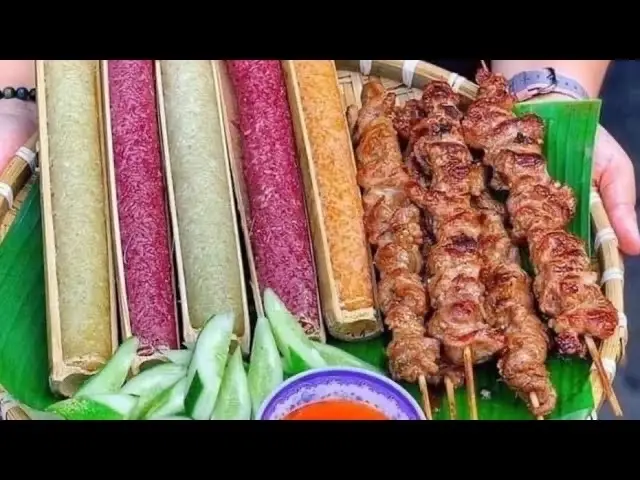 Hình ảnh 1Cơm Lam + 1 thịt nướng 