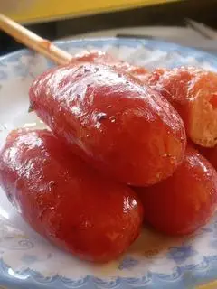 Hình ảnh lạp xưởng nướng 1 cây 