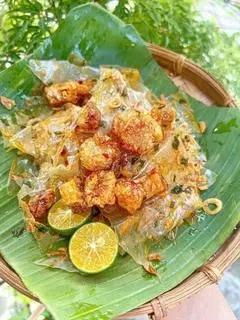 Hình ảnh Trộn phơi sương - cuốn tóp mỡ