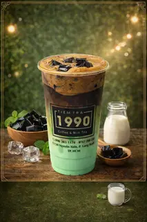 Hình ảnh Cafe Sữa Tươi Bạc Hà (mix Sương Sáo)