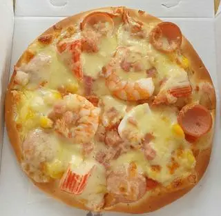Hình ảnh Pizza thập cẩm phô mai 17cm