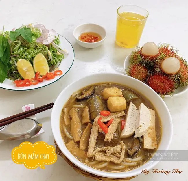 Hình ảnh Bún mắm chay