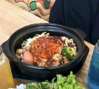 Hình ảnh mỳ trộn gà