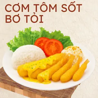 Hình ảnh Cơm Tôm Sốt Bơ Tỏi