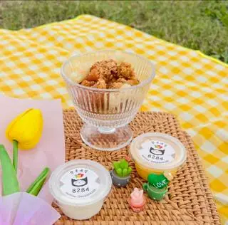 Hình ảnh Cốc gà tteok chiên lắc phô mai - 치즈 후라이드 치킨컵