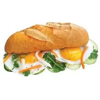 Hình ảnh combom banh mi trứng- nước suối
