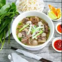 Hình ảnh Phở tái - bò viên - tổ ong