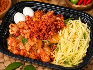 Hình ảnh Bánh tráng phơi sương trộn