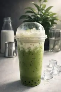 Hình ảnh matcha dưa lưới 700ml