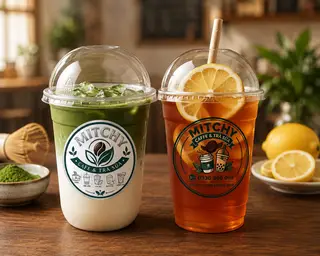 Hình ảnh Combo Thơm Mát Ngậy Béo (1 Trà Trái Cây + 1 Latte )