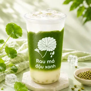Hình ảnh Rau má đậu xanh nguyên chất 