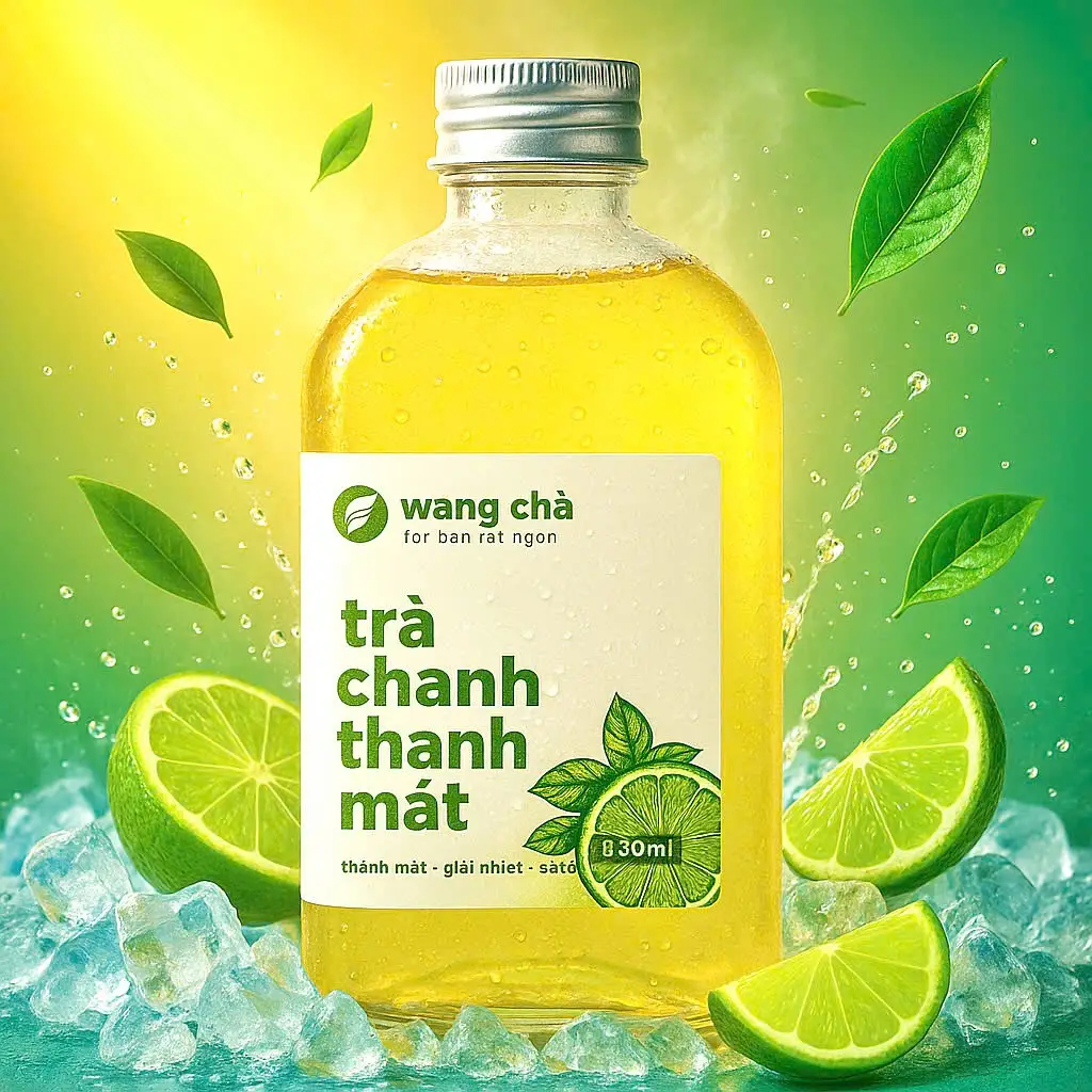 Hình ảnh Trà Chanh Thanh Mát (chai 330ml)