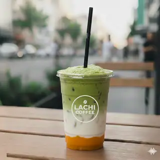 Hình ảnh Matcha latte xoài