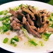 Hình ảnh cháo tim nhiều tim +2 quẩy giòn 