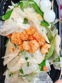Hình ảnh Bánh tráng phơi sương mỡ hành tóp mỡ (bán chạy)