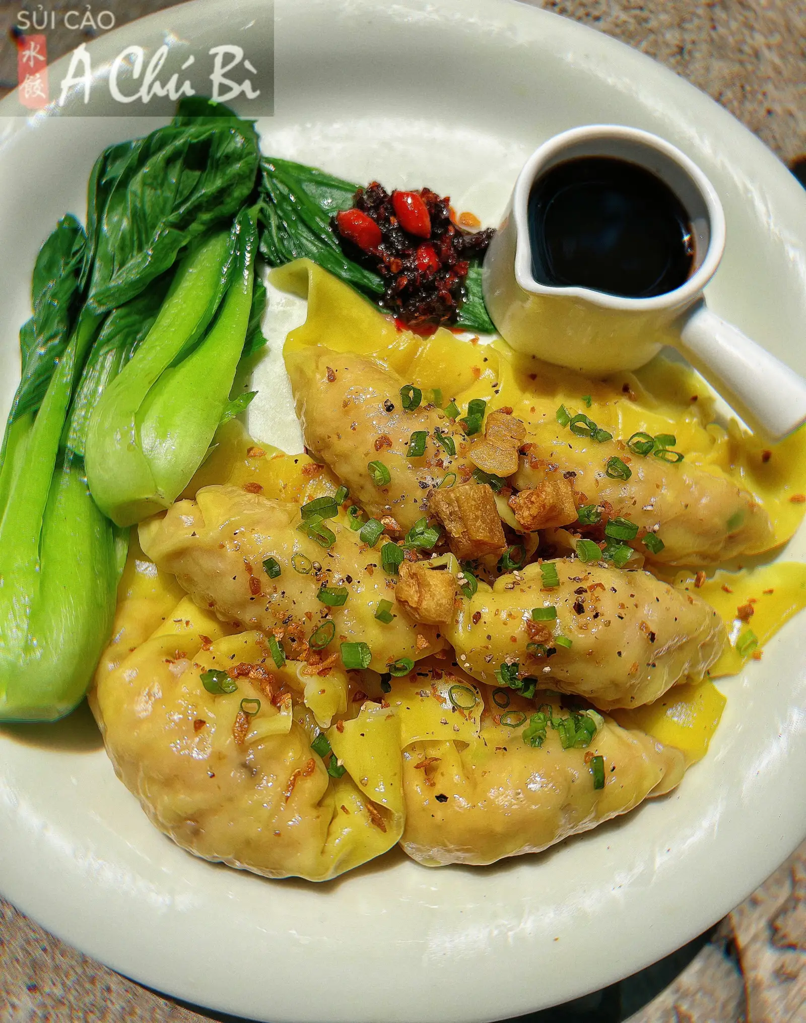 Hình ảnh SỦI CẢO KHÔ SỐT GIẤM HỒNG/ 大紅浙醋干饺子