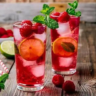 Hình ảnh Trà phúc bồn tử ly 500ml