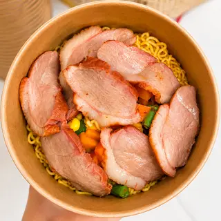 Hình ảnh Mì trộn lườn ngỗng hun khói