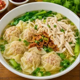 Hình ảnh Mì hoành thánh khô