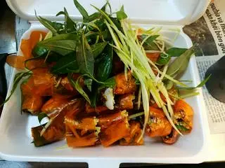 Hình ảnh bánh tráng cuốn thập cẩm