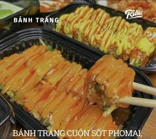 Hình ảnh Bánh tráng cuốn sốt bơ phomai
