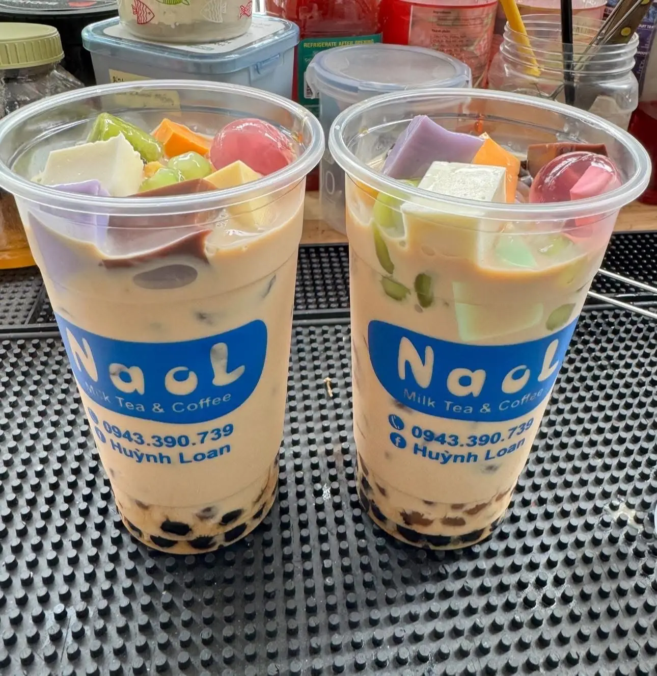 Hình ảnh Trà sữa truyền thống full topping
