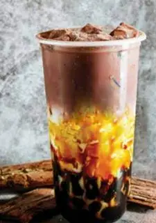 Hình ảnh Sữa tươi ca cao trân châu đường đen size L