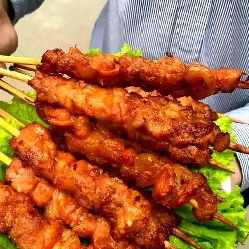 Hình ảnh Gà xiên que