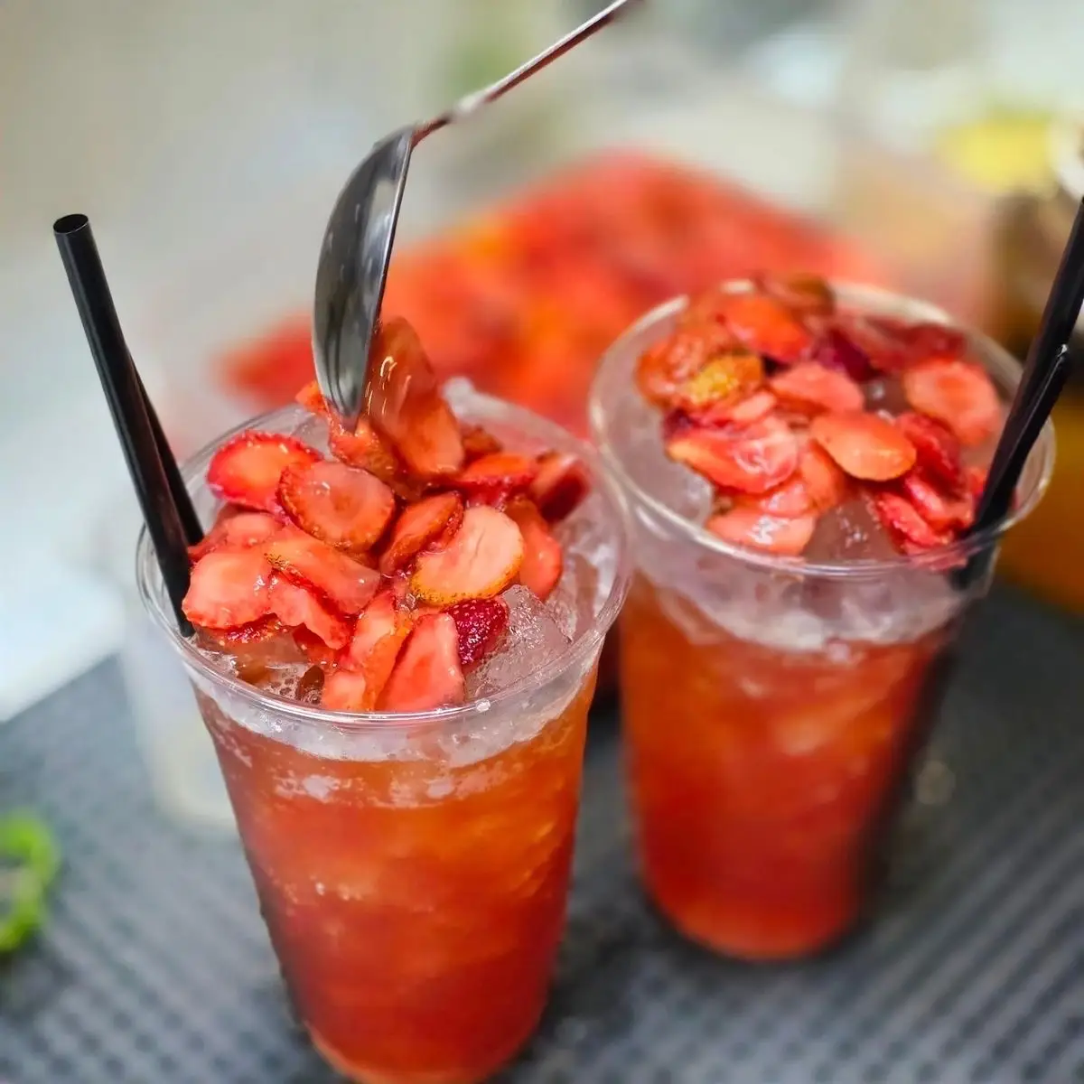 Hình ảnh trà dâu 