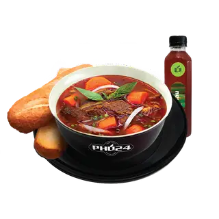 Hình ảnh Combo Bò Kho Bánh Mì & Thức Uống