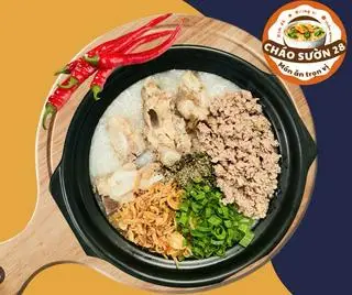 Hình ảnh Cháo thịt bằm sườn sụn