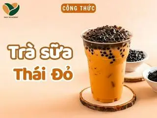 Hình ảnh trà sữa thái đỏ