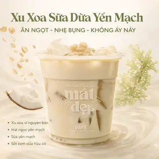 Hình ảnh Xu Xoa Sữa Dừa Yến Mạch | Size 500ml