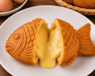 Hình ảnh Bánh cá / Hotdog sốt custard