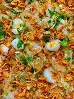 Hình ảnh Bánh tráng hành phi mỡ hành