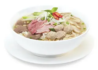 Hình ảnh Phở nạm gầu viên