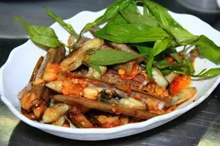 Hình ảnh ốc móng tay xào sa tế