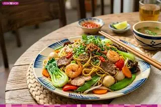 Hình ảnh mì xào thập cẩm 