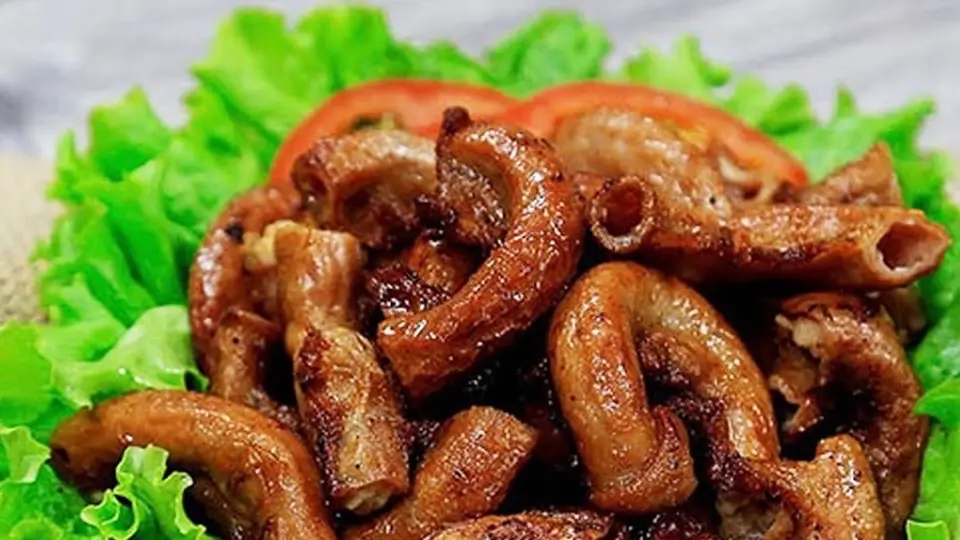 Hình ảnh Đầu lòng nướng ngon giòn