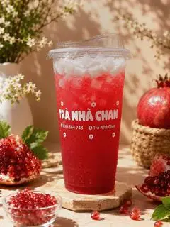Hình ảnh Trà lựu đỏ thạch dừa