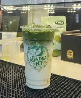 Hình ảnh Matcha latte kem phô mai