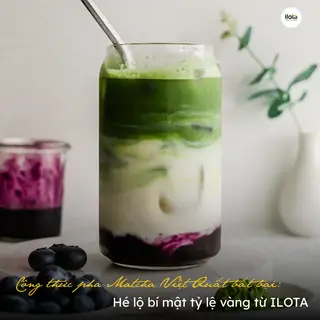 Hình ảnh Matcha Việt Quất 700ml