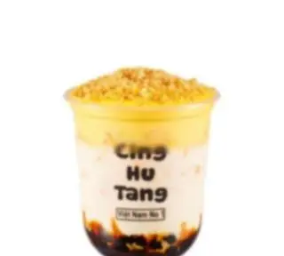 Hình ảnh Kem trứng dừa nướng trân châu đường đen