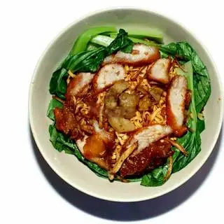 Hình ảnh Mì trộn xá xíu - soup bò viên