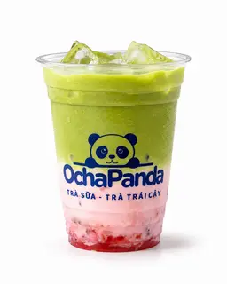 Hình ảnh Matcha latte dâu
